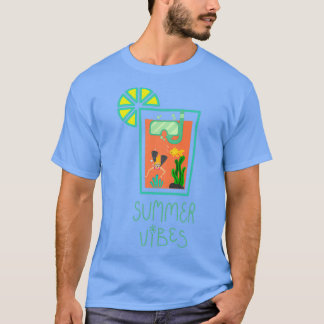 Camiseta Zumo de naranja acuario en verano