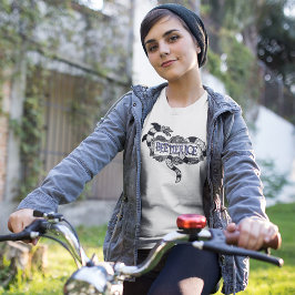 Camiseta Zumo de remolacha | Gusano de arena con logo sobre