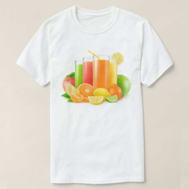 Camiseta Zumos de cítricos (Diseño del anverso)