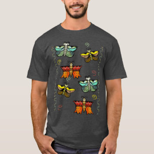 Camiseta Zuni Butterfly Folk Art