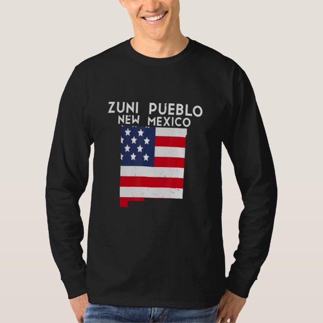 Camiseta Zuni Pueblo USA State America Travel New Mexican N (Anverso)
