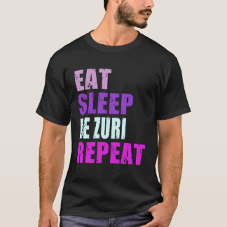 Camiseta Zuri Eat Sleep Be Repetir Zuri