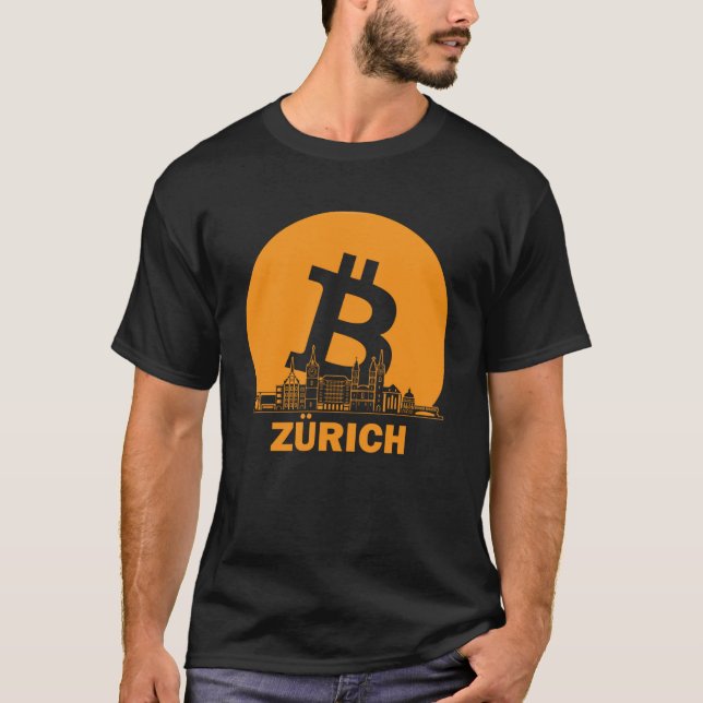 Camiseta Zürich Bitcoin Maximalist Bitcoin Zürich Skyline (Anverso)