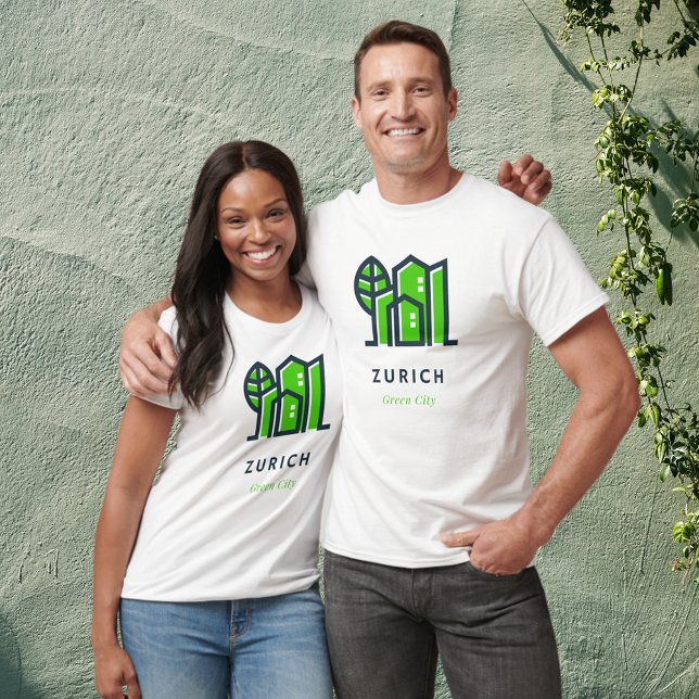 Camiseta Zúrich Suiza Ciudad Verde Sostenible (Subido por el creador)