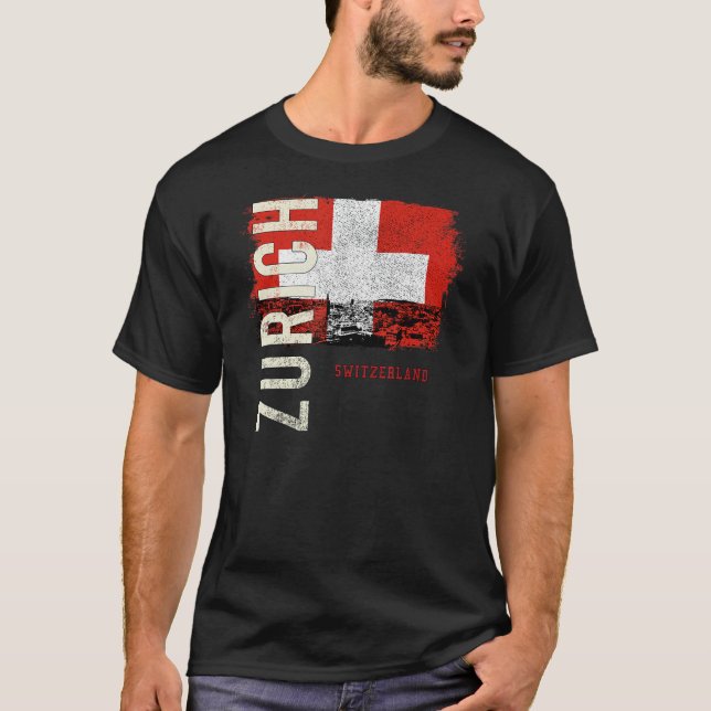 Camiseta Zurich Suiza Europa (Anverso)