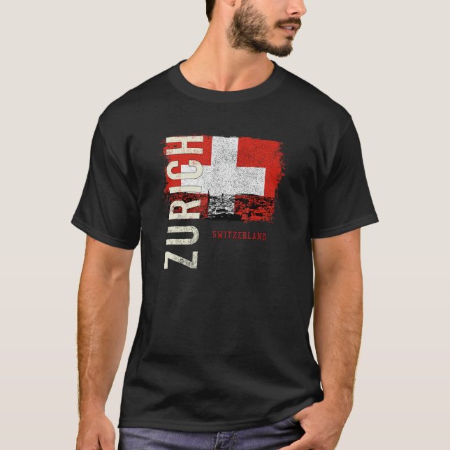 Camiseta Zurich Suiza Europa 1 (Anverso)
