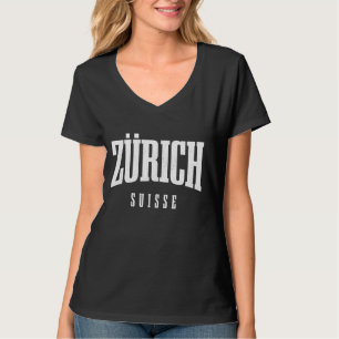 Camiseta Zürich Suiza Suisse Vintage Souvenir