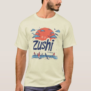 Camiseta Zushi Beach Windsurf Paradise Tee