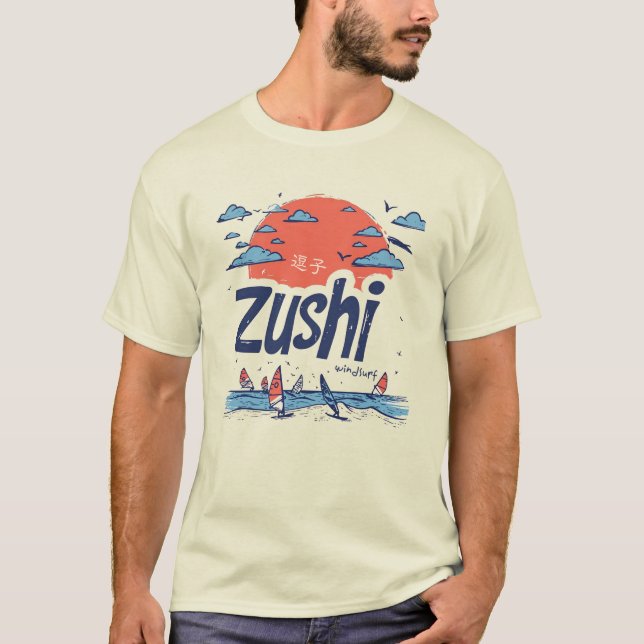 Camiseta Zushi Beach Windsurf Paradise Tee (Anverso)