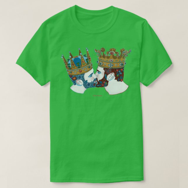 Camiseta zwei Knigreiche (Diseño del anverso)