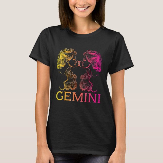 Camiseta Zwilling Zodiac Sign Horoscope 1 (Anverso)