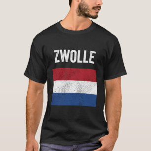 Camiseta Zwolle Nederland City Países Bajos Bandera holande