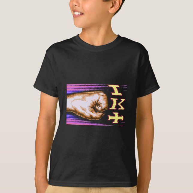Camiseta Zx Spectrum C64 Karate 8 bits Retro  (Anverso)