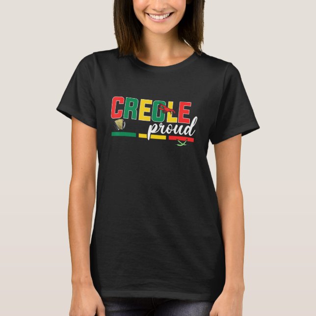 Camiseta Zydeco Creole Orgullo de los festivales de música  (Anverso)