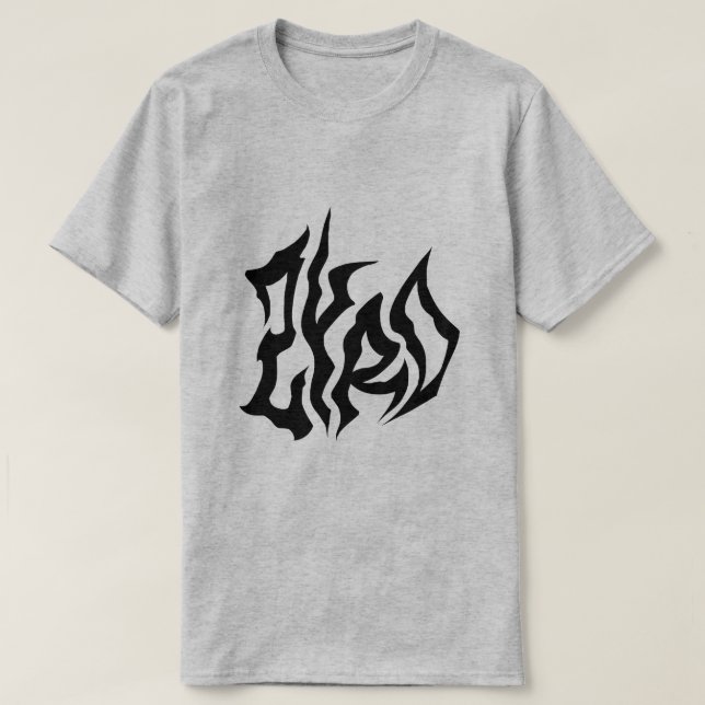 Camiseta Zyro Dark Gothic Style T-Shirt (Diseño del anverso)