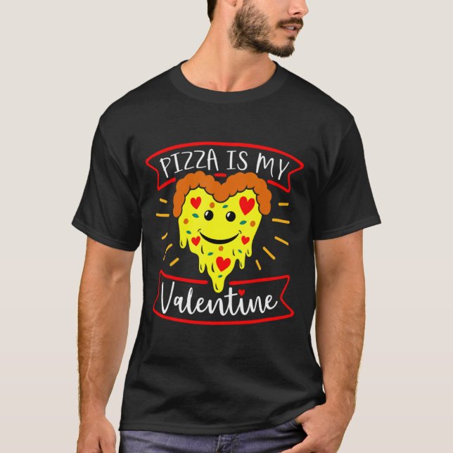 Camiseta Zza Is My Valentine Funny Valentines Day Quote  (Anverso)