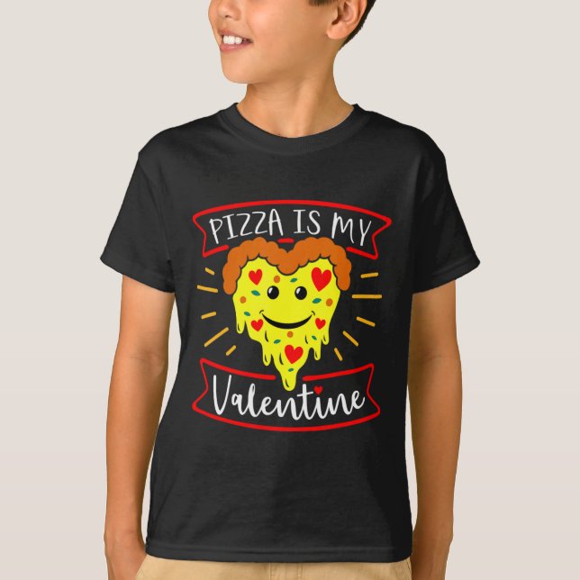 Camiseta Zza Is My Valentine Funny Valentines Day Quote  (Anverso)