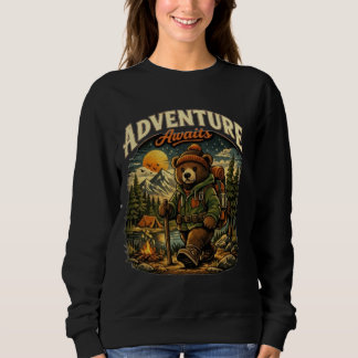 CamisetaLa aventura espera sudadera con capucha de