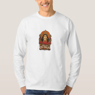 CamisetaMaa Durga Diosa Hindú Camiseta Vintage Des