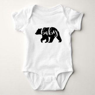 Camisetas a juego de la familia del oso del bebé