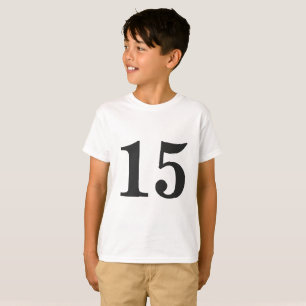Camisetas a juego numerado personalizado de la