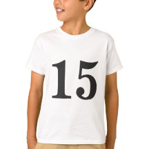 Camisetas a juego numerado personalizado de la