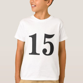 Camisetas a juego numerado personalizado de la