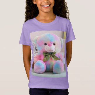Camisetas abrazables de color arcoiris para niños 