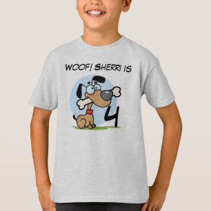 Camisetas adaptables del cumpleaños del perro de