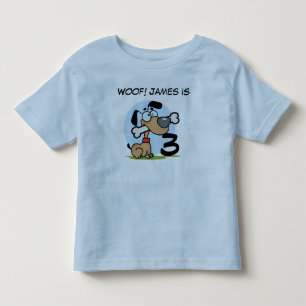 Camisetas adaptables del cumpleaños del perro de