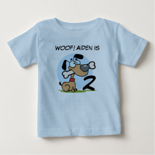 Camisetas adaptables del cumpleaños del perro de