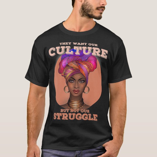 Camisetas afroamericanos de historia negra  (Anverso)
