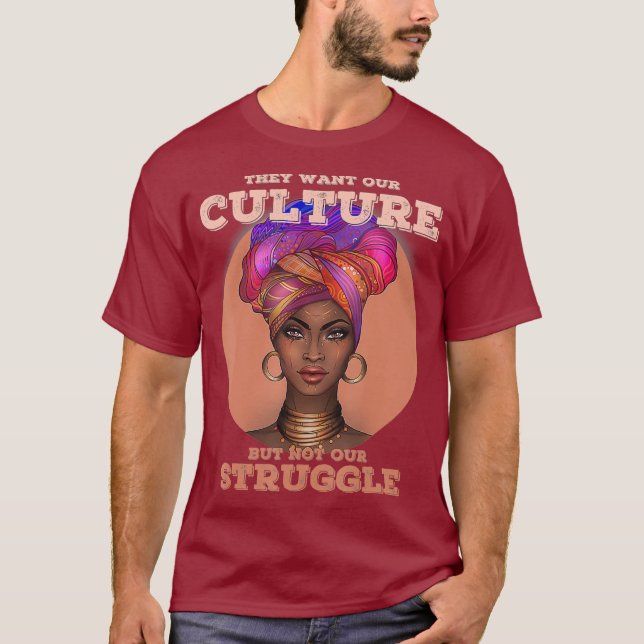 Camisetas afroamericanos para mujeres negras (Anverso)
