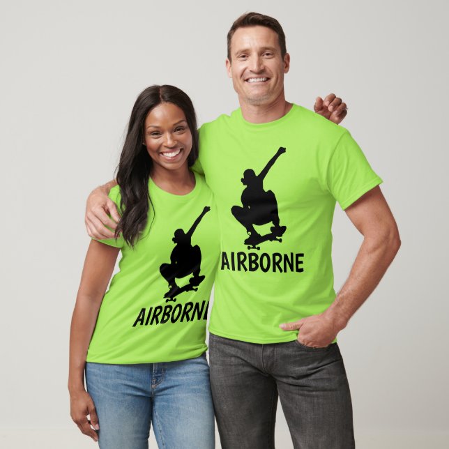 Camisetas AIRBORNE SKATEBOARDING (Unisexo)