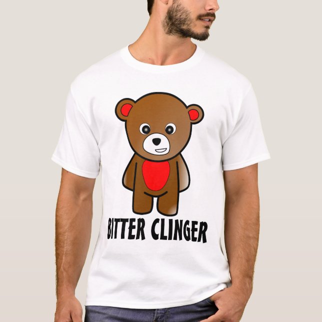 Camisetas amargas de Clinger, divertidas (Anverso)