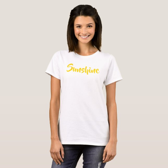 Camisetas Amarillos Sunshine (Anverso completo)