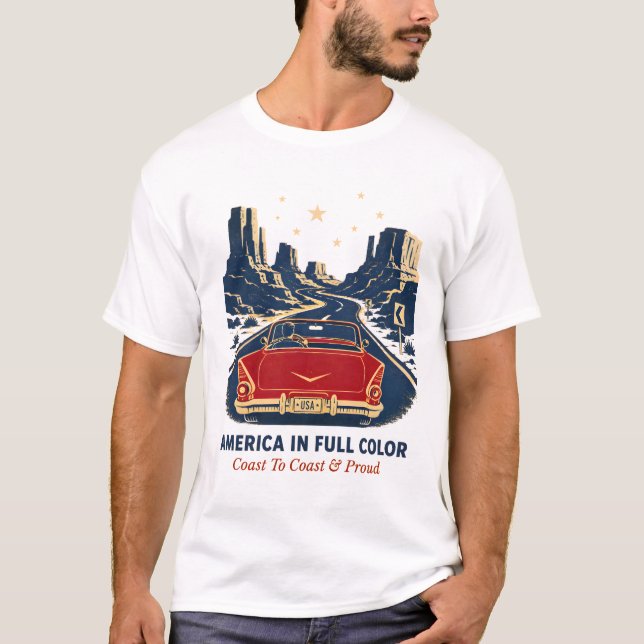Camisetas America En Todo Color (Anverso)