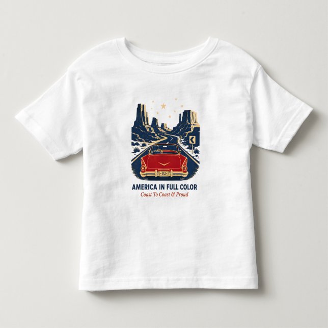 Camisetas America En Todo Color (Anverso)