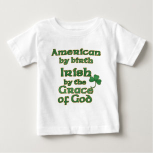 Camisetas americanas irlandesas del niño del