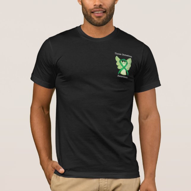 Camisetas ángel de la Cinta de Concienciación sobr (Anverso)
