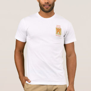Camisetas ángel de la cinta de sensibilización sob