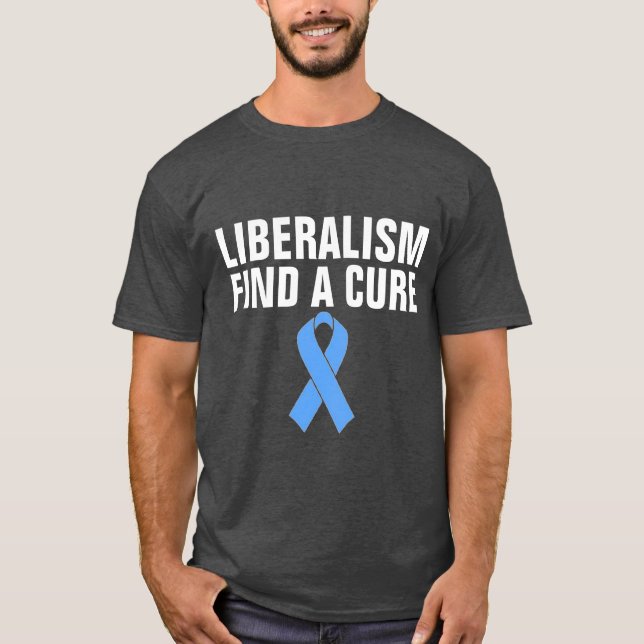 Camisetas ANTI-LIBERALES, EL LIBERALISMO ENCUENTRA (Anverso)