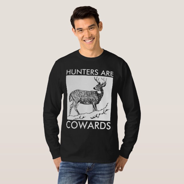 CAMISETAS ANTIDISTURBIOS, LOS HUNTEROS SON COBARDE (Anverso completo)