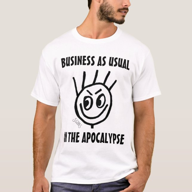 Camisetas apocalípticas. Divertido (Anverso)