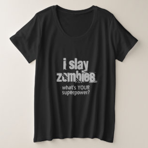 Camisetas asesinos y chaquetas zombis