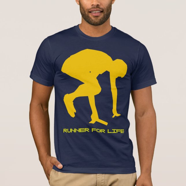 CAMISETAS ATLETAS DE RUNNER - DE VUELTA A LOS REGA (Anverso)