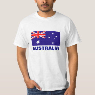 Camisetas australianas de la bandera