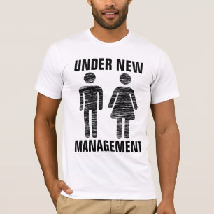 CAMISETAS "BAJO NUEVA GESTIÓN" DEL boda