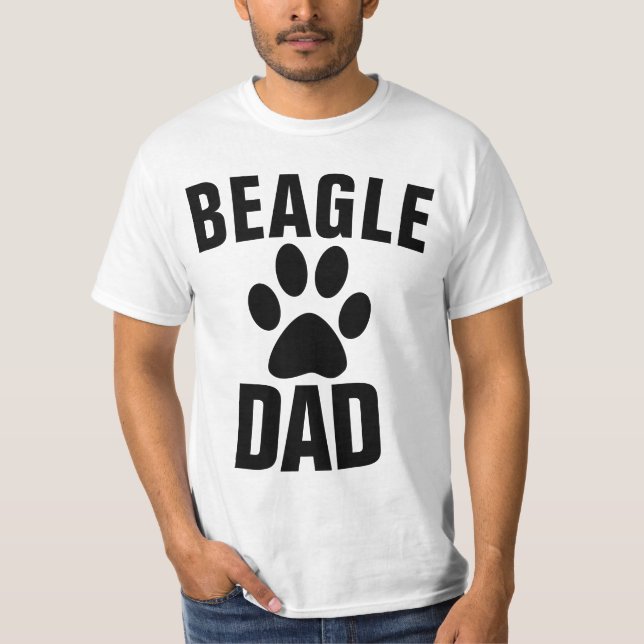 Camisetas BEAGLE DOG DAD (Anverso)