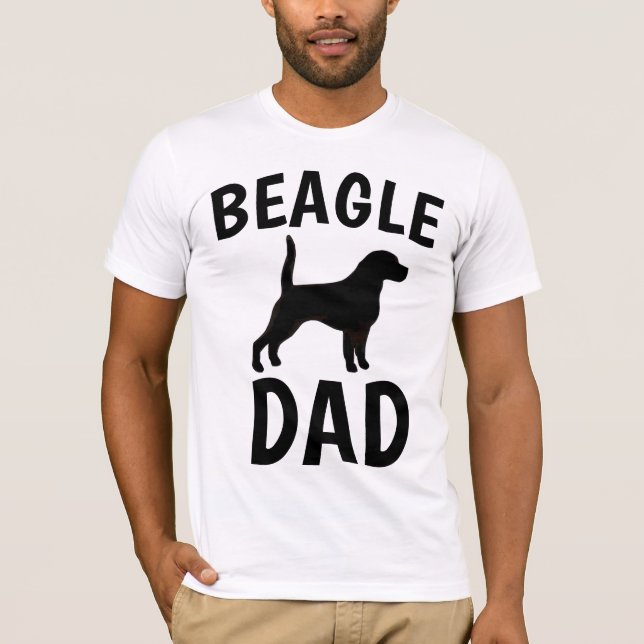 Camisetas BEAGLE DOG DAD (Anverso)